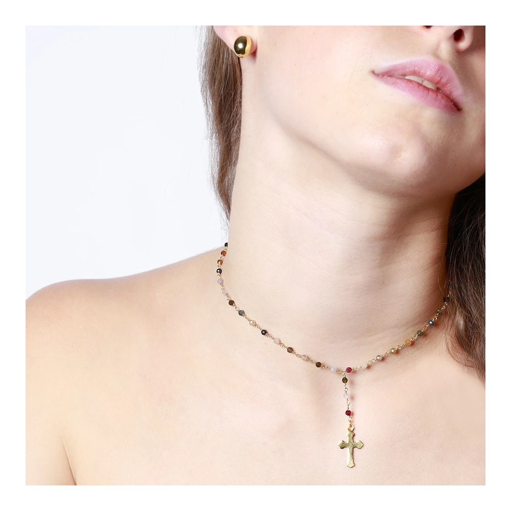 Badalona necklace with cross