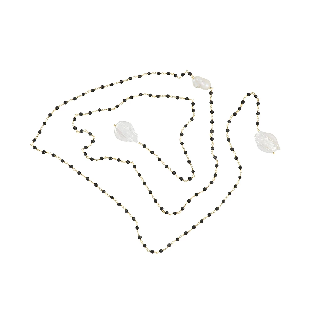 Blossom Gold Necklace - assorted stones
