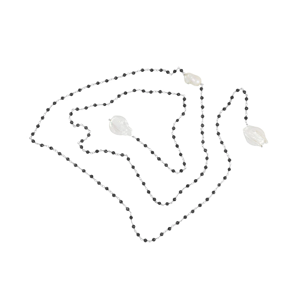 Blossom Silver Necklace - assorted stones