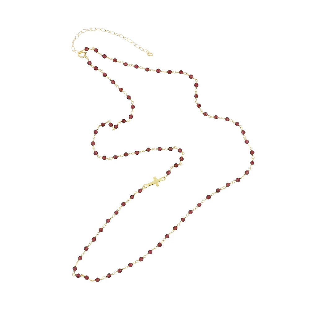 Badalona long necklace Gold - assorted stones