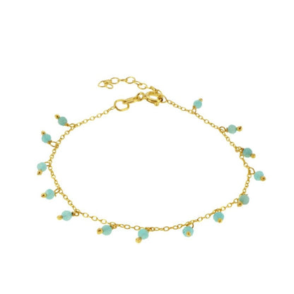 Premià gold bracelet - different stones