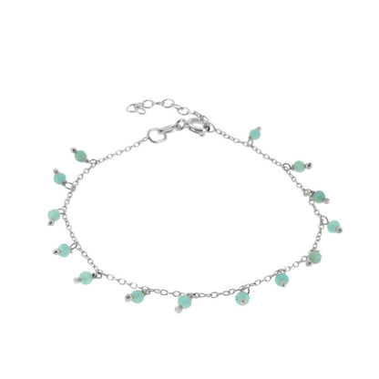 Premià silver bracelet - different stones