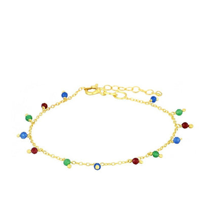 Premià gold bracelet - different stones