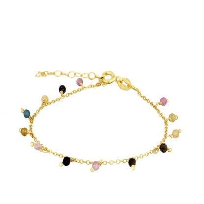 Premià gold bracelet - different stones
