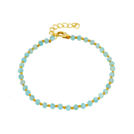 Mataró bracelet with Amazonite